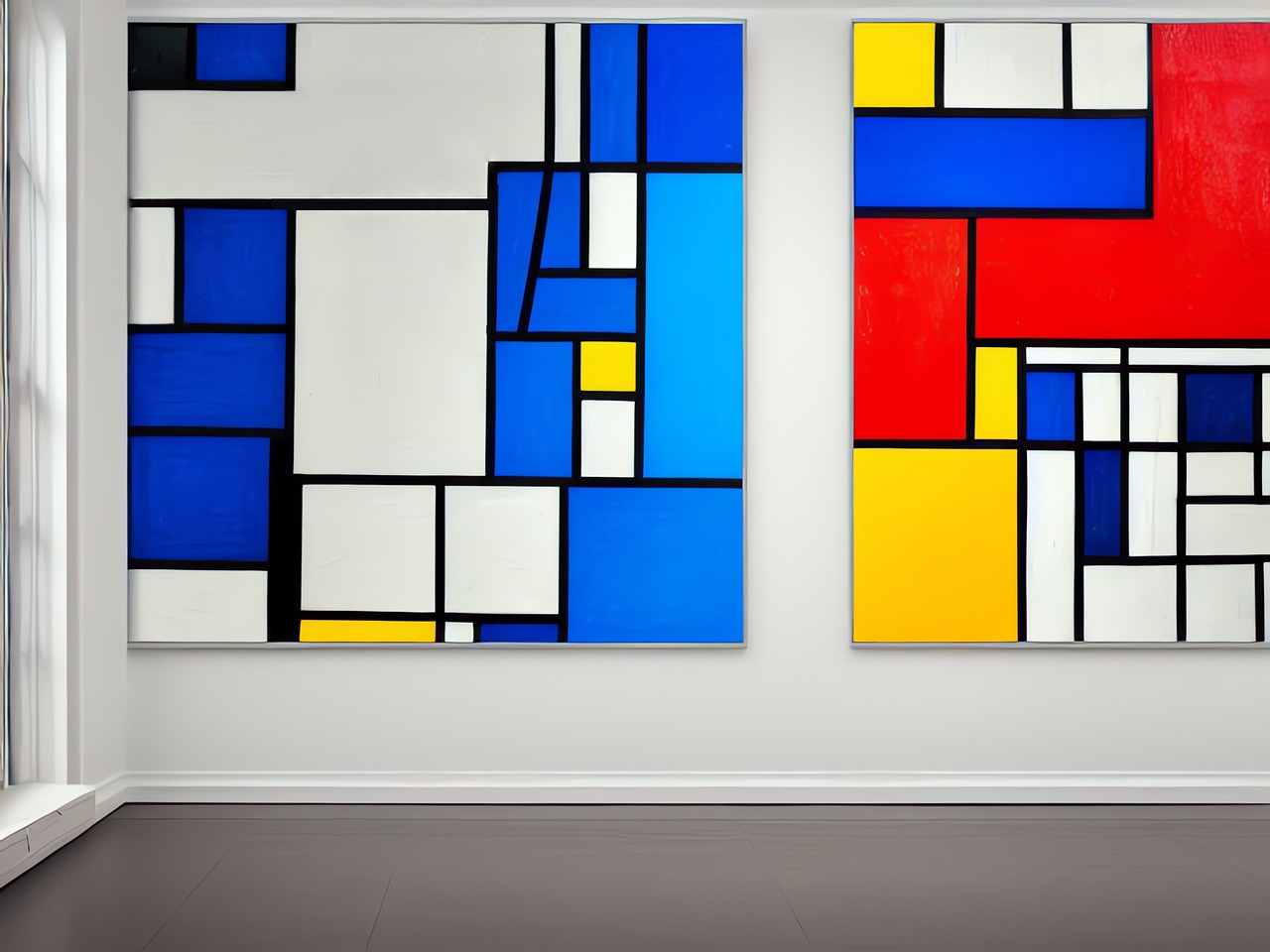 ¿Que comunica la obra Composición A de Piet Mondrian?